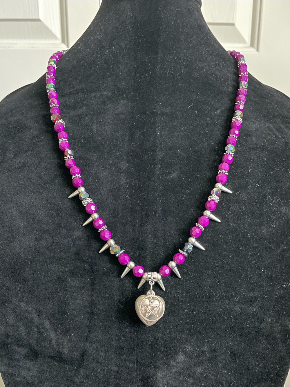 Gothic Purple Necklace